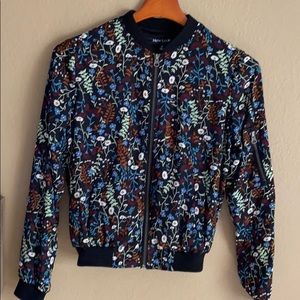 Floral Bomber jacket
